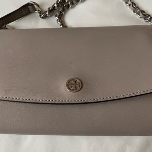 Tory Burch gray crossbody